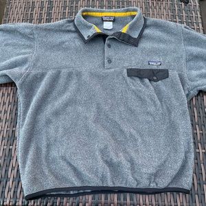 Patagonia Synchilla Pullover Sweatshirt Rare Gray/Black